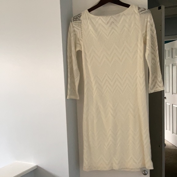 Banana Republic vintage chevron lace dress - Picture 4 of 6